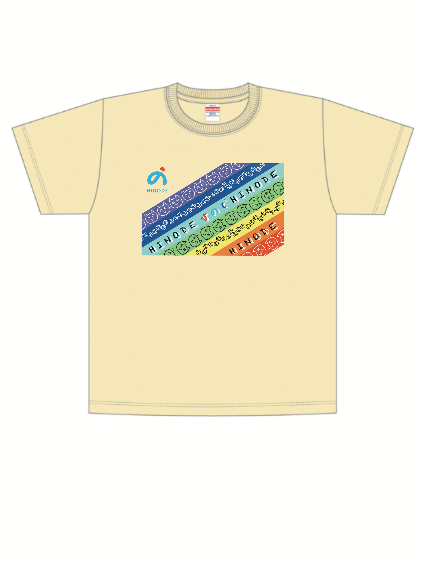 日本製 原創 T-Shirt <HINODE Pattern>