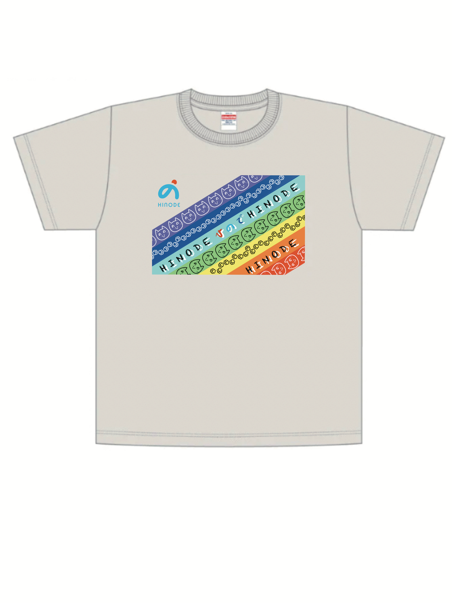 日本製 原創 T-Shirt <HINODE Pattern>