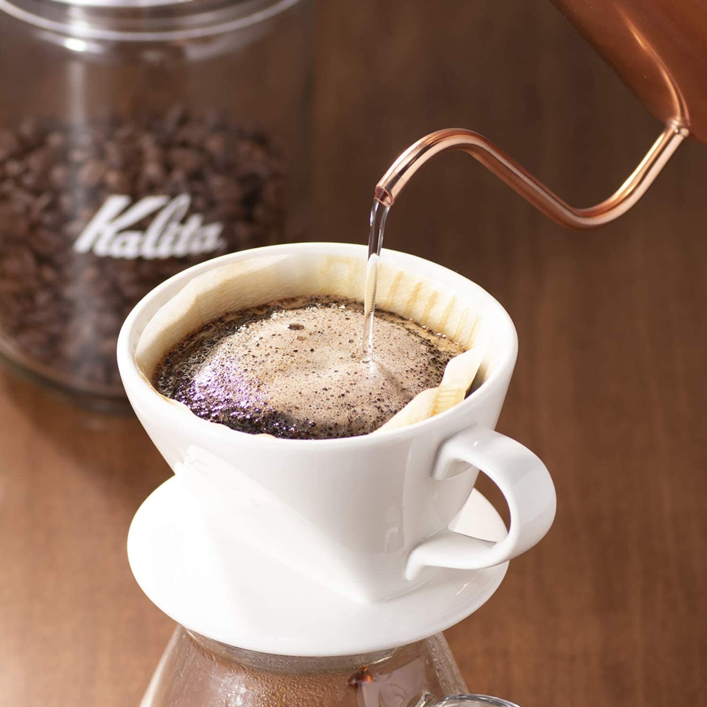 Kalita 銅製手沖壺 カリタ ドリップポット 銅メッキ 600ml