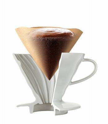 HARIO V60-01 Ceramic Dripper 陶瓷濾杯 (VDC-01W) 白色