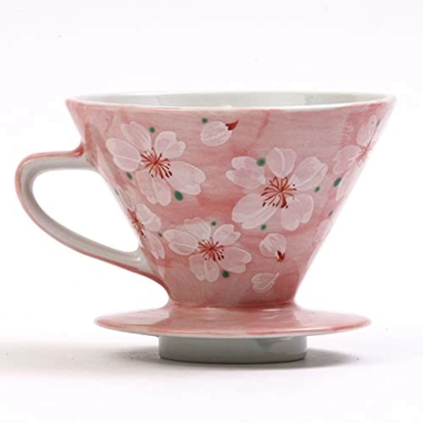 日本製 Bloom 弥生花 陶瓷濾杯 美濃燒 粉紅色