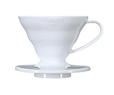 HARIO V60-01 Ceramic Dripper 陶瓷濾杯 (VDC-01W) 白色